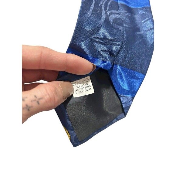 Steven Harris Men’s Navy Themed Necktie Military Dressy Patriotic Armed Forces - Picture 4 of 5